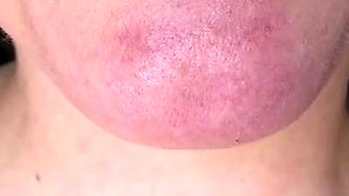 Amateur blowjob close up