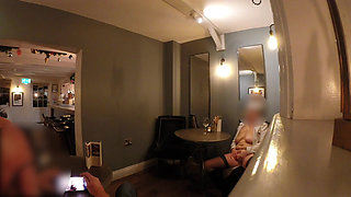 Teasing and shagging in pub