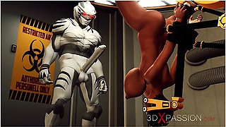 Extreme Sex In Restraints. Big Tits Beauty Likes To Be Fucked Hard