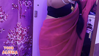 Indian Hot Wife Alisha Got Fucked in Sarree