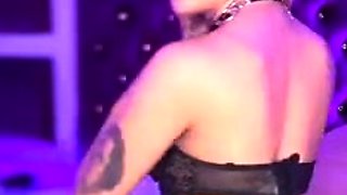 Emo teen Becka solo webcam masturbation