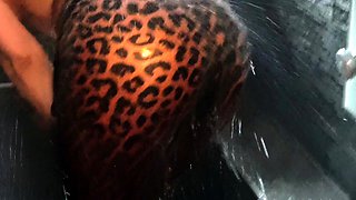 TEEN BRUNETTE SISTER CAUGHT MASTURBATING IN SHOWER