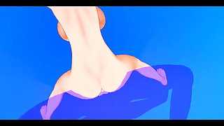 My Hero Academia Hentai - Uraraka Footjob Fucked with Creampie - Japanese Asian Manga Anime Game Porn