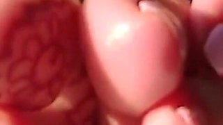 Foot Massage Wet Feet Slippery Toes Light Foot Strokes Beautiful Nails Pedicure Sexy Ginnagg