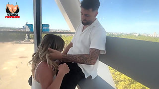She Sucks Me in the Ferris Wheel, I Take Her Home to Fuck Her Properly!