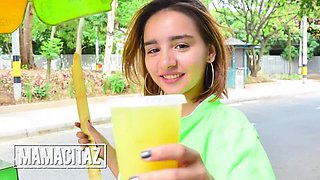 Hot Colombian Teen Julia Garcia Fucks Charles Gomez - Amateur Latina Riding Big Cock
