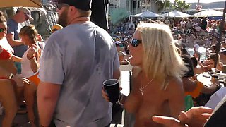 Key west bare fuckslut pool party uncircumcised and raw