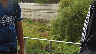 Black Goddess with Giant Tits Fishes White Cocks on the Street. Dominican Jenifer at Fakings Black Fix