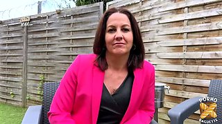 Amateur MILF Ellie gets fucked by Hiro Maeti in France