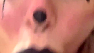 Clown Girl Gives You a Sloppy Vaping Blow Job