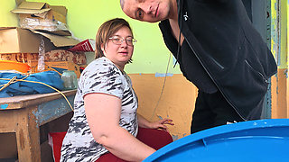 A Smoking Village Whore Gave Me a Blowjob