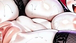 Anime Girl Pussy Destroyed - Crazy Loud Moans & Filled with Thick Cum