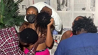 Wedding Guests Having an After Party Group Fuck