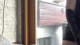 Horny Redhead Babe Puts Her Hand in a Tight Asshole