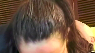 The Girl with Glasses Gets Her Hairy Pussy Pounded and Her Ass Smashed