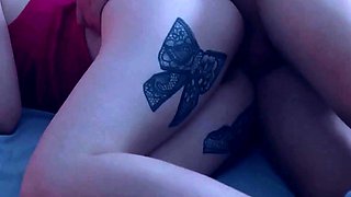 Step mom shares bed with step friend after fight - risky,