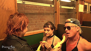 Deepthroated on the Train