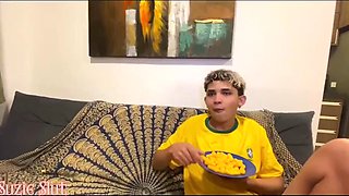 Brazilian Stepmom Suzie Slut Fucks Stepsons Friend During World Cup