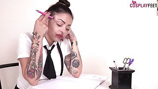 Tomato's ballet flats porn by Cosplay Feet