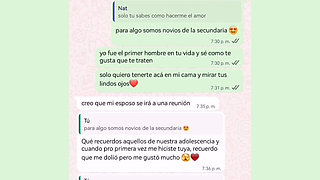 Hot Chat with Happy Ending with Cheating Woman