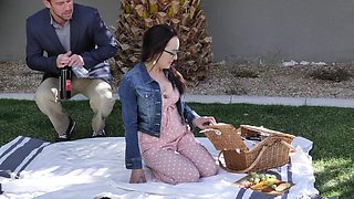 Sultry Cytherea and rugged Johnny Castle heat up an outdoors adventure in this steamy reality flick