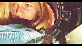 My Stepsister Got Stuck in the Washing Machine and I Decided to Help Her with My Big Dick