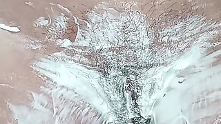 Fetish Cream in Pantyhose and Panties Masturbation Cream