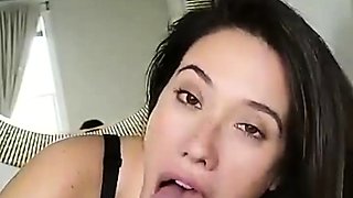 Babe giving pov blowjob