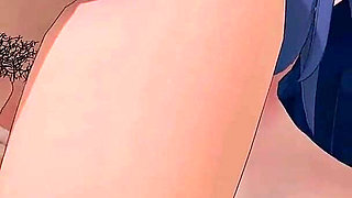 Hayase Yuuka Blowjob Blue Archive Hentai Mmd 3D Blue Hair Color Edit Smixix