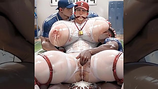 The Boys on the Team Fucked and Rubbed the Trans Coach's Pussy. Ftm Hentai Animation