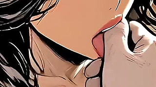 Lonely Blonde Widow Fuck by Young Gardener - Multiple Creampies Outdoors - Ai Animation