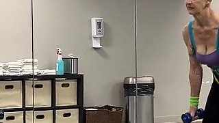 1980's Workout Video - in Gym and Bedroom