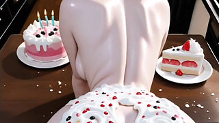 Hentai anime - Moving my ass on my husband's friend's cock