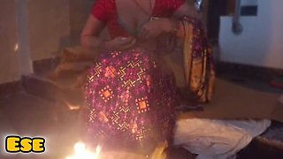 Desi Aunty Big Natural Tits Doggy Style Fucking - Homemade Indian MILF Rough Sex