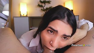 Sloppy Throat Fuck with Drooling Babe