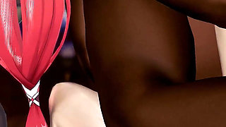 Genshin Impact - Yae Miko and Raiden Shogun Japanese Gangbang Sex - 3D Hentai Animations