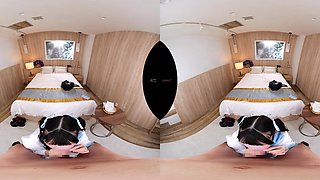 Japanese Beauty Craves VR Passion With Long Hair POV