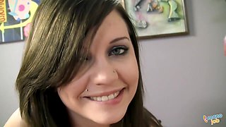 Brandi Belle Beats Off Large Jock For A Face Full Of Semen!