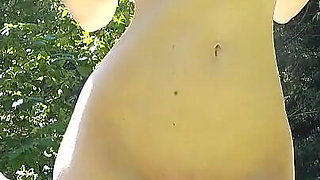 Hooping, Stripping, and Creamy Orgasm