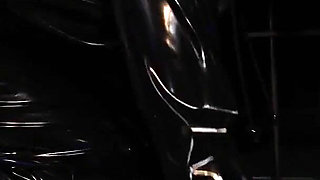 Latex Toe Sock Trampling