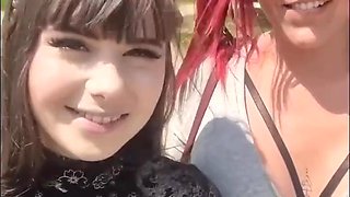 Public Threesome Passion Ignites with Wild Sultry Heat