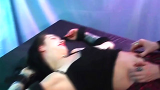 Ballerina Tickled by Domina Skye - Ex-ballerina Is Tied to the Tickle Board Where Domina Skye Tickles Her Feet and Belly!