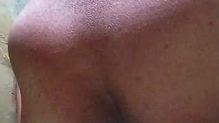 My girlfriend ordered me to jerk off my cock until I squirt while fucking my own ass with a bottle