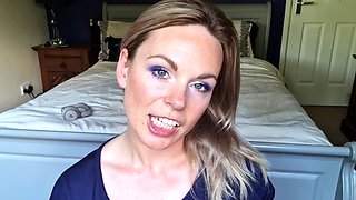 Blonde in stockings foot fetish and pussy pounding
