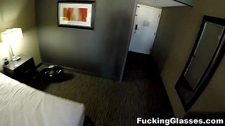 Hardcore glasses - fucking cock-praising slut