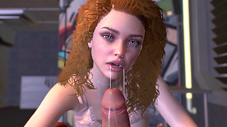 3D Closeup Handjob by a Cute Teen From: Thescenes