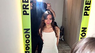 Colombian amateur teen's first time captured in a homemade video