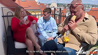 BBW Granny Tammy Jean Cuckolds Thomas Nohal in Lesbian Rika Fane Fuck