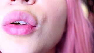 Emo teen Becka solo webcam masturbation