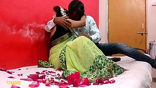 Beautiful Indian Wife On Her 1st Anniversary Night